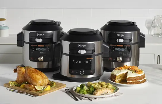 NINJA OL650EU 128524 NINJA OL650EU FOODI MAX MULTICOOKER - KAPACITETI: 7,5 L - SNAGA: 1760 W - BROJ AUTOMATSKIH PROGRAM: 12 - BROJ OSOBA: 6 - TIP KONTROLERA: DUGMAD, OBRTNE - BOJA PROIZVODA: CRNO, NERĐAJUČI ČELIK (6 / 7)