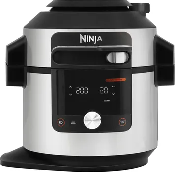 NINJA OL750EU 128525 NINJA FOODI MAX 14-U-1 OL750EU SMARTLID MULTI-COOKER - KAPACITETI: 7,5 L - SNAGA: 1760 W - BROJ AUTOMATSKIH PROGRAMA: 15 - BROJ OSOBA: 6 - TIP KONTROLERA: DUGMAD, OBRTNE - BOJA PROIZVODA: CRNO, NERĐAJUČI ČELIK (1 / 9)
