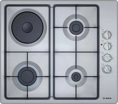 BOSCH PBY6C5B62O 99481 PBY6C5B62O SERIE | 2 KOMBINOVANA PLOČA ZA KUVANJE (PLIN I STRUJA) 60 CM NERĐAJUĆI ČELIK (1 / 1)