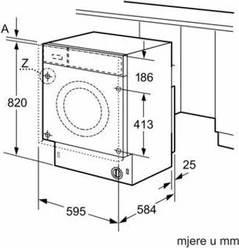 BOSCH WKD28543EU SERIJA 6 | 7/4 KG - AQUASTOP | 600 - 1355 O/MIN (4 / 5)