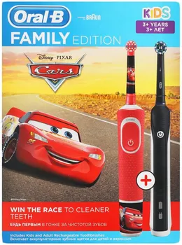 ORAL-B PRO1 700 BLACK + D100 KIDS CARS 92419 GIFTPACK PRO1 700 BLACK + D100 KIDS CARS FAMILY EDITION ELEKTRIČNA ČETKICA ZA ZUBE (2 / 2)