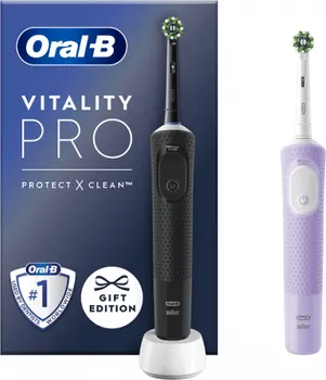 ORAL-B VITALITY PRO GIFT EDITION 112082 ORAL-B VITALITY PRO GIFT EDITION BLACK AND PURPLE - ELEKTRIČNE ČETKICE 2 KOMADA (2 / 2)
