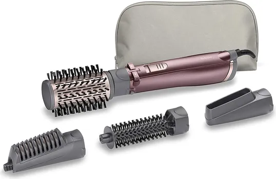 BABYLISS AS960E ROTIRAJUĆA ČETKA ZA KOSU │ DUŽINA KABLA: 2.25 M │ ROTIRAJUĆI KABL │ BROJ DODATAKA: 4 │ BROJ ČETKI: 2 │ SUŠENJE KOSE │ ROTIRAJUĆA ČETKA │ ISPRAVLJENJE KOSE │ IONSKA FUNKCIJA │ BROJ NIVOA GRIJANJA: 2 │ SNAGA: 1000 W │ IZVOR NAPAJANJA: AC │ DIMENZIJE: 250 X 55 X 50 MM (2 / 10)