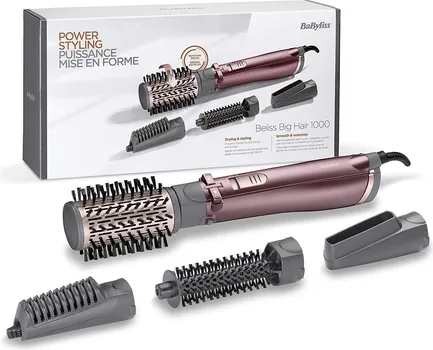 BABYLISS AS960E ROTIRAJUĆA ČETKA ZA KOSU │ DUŽINA KABLA: 2.25 M │ ROTIRAJUĆI KABL │ BROJ DODATAKA: 4 │ BROJ ČETKI: 2 │ SUŠENJE KOSE │ ROTIRAJUĆA ČETKA │ ISPRAVLJENJE KOSE │ IONSKA FUNKCIJA │ BROJ NIVOA GRIJANJA: 2 │ SNAGA: 1000 W │ IZVOR NAPAJANJA: AC │ DIMENZIJE: 250 X 55 X 50 MM (3 / 10)