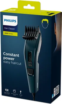 PHILIPS HC3505/15 136550 HC3505/15 APARAT ZA ŠIŠANJE - PRECIZNOST (VELIČINA KORAKA): 13 - MAKSIMALNA DUŽINA KOSE: 2,3 CM - ŠIRINA SEČIVA: 4,1 CM - MATERIJAL SEČIVA: NERĐAJUČI ČELIK - ERGONOMSKA DRŠKA - DUŽINA KABLA: 1,8 M - PUNJIVA BATERIJA (2 / 4)
