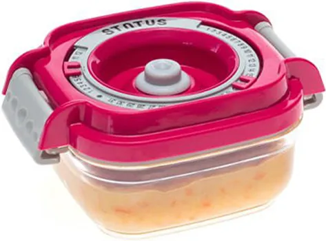 STATUS POSUDA SA VAKUM POKLOPCEM 0.15L PINK POKLOPAC BABY FOOD