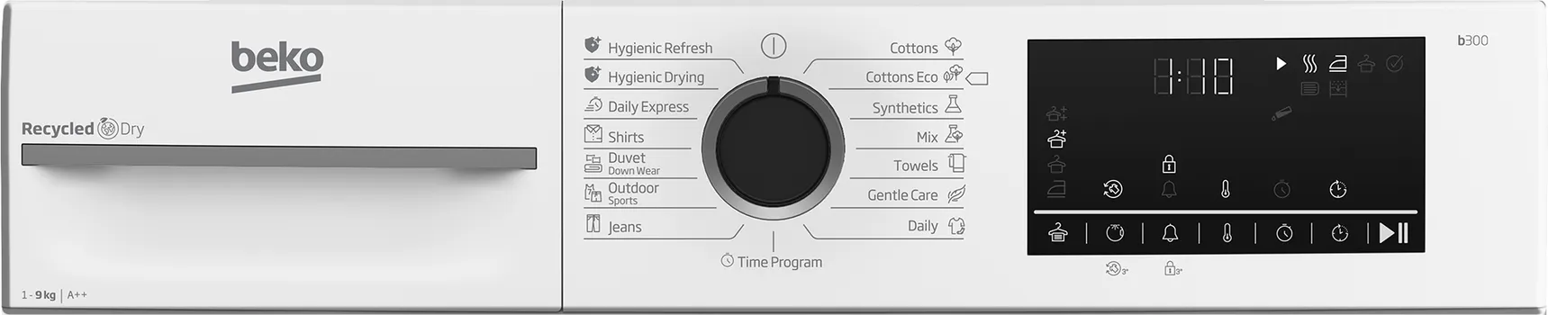 BEKO BM3T49230W 9 KG (3 / 8)