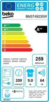 BEKO BM3T49230W 9 KG (8 / 8)