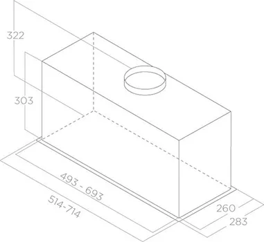 ELICA LANE B BL MAT/A/72 [71 KWH / 395 M3/H] (3 / 3)