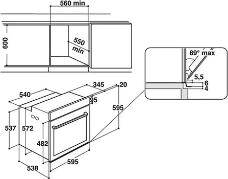 HOTPOINT ARISTON UGRADNA RERNA FI9 891 SP IX HA PIROLITIČKA