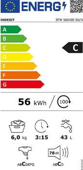 INDESIT BTW S60400 EU/N TOP PUNJENJE 6KG/1000RPM (6 / 8)