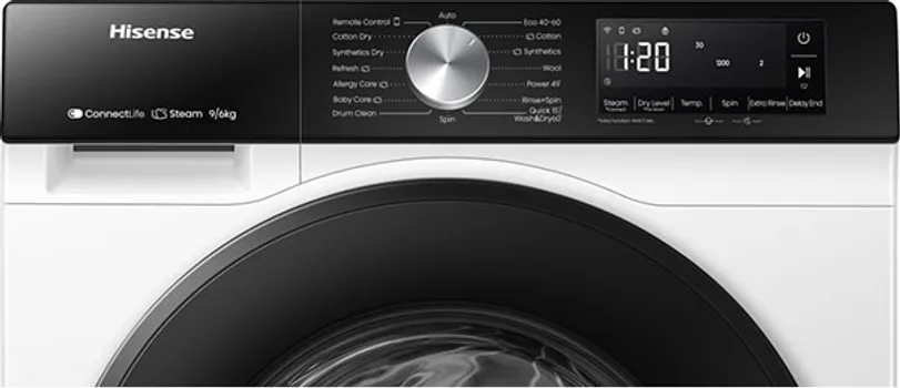 HISENSE WD3S9043BW3 9KG/1400RPM/6KG SUŠENJE