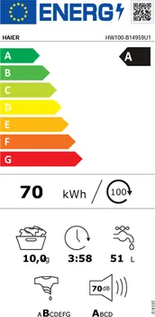 HAIER HW100-B14959U1IT | INVERTER [10KG / 1400RPM] (5 / 5)