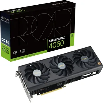 ASUS PROART GEFORCE RTX 4060 OC EDITION 8GB GDDR6, 2. / 1. , 128-BIT, PCIE 4 0 (1 / 2)