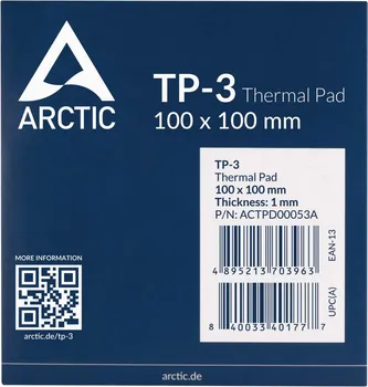 ARCTIC THERMAL PAD TP-3, 1.0MM100X100MM, IDEALAN ZA RAM (1 / 1)