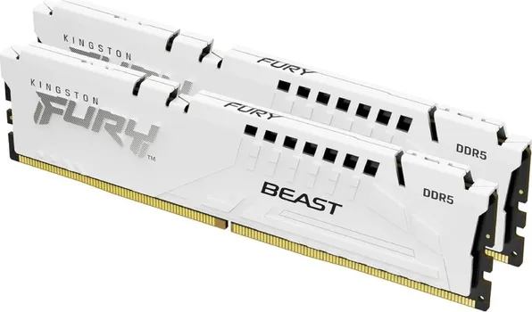 KINGSTON DIMM DDR5 32GB (2x16) / 6800MT/S KF568C34BWK2-32 FURY BEAST WHITE XMP (2 / 4)