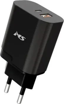 MS POWER Z501 ZIDNI PUNJAČ 30W USB + USB-C CRNI (1 / 1)