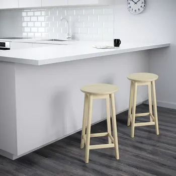 IKEA RÄVSTEN BARSKA STOLICA, VISINA RADNE PLOČE KAUČUKOVAC, 62 CM (3 / 4)