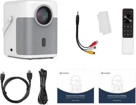 VANKYO PROJEKTOR H300A, FHD,220 ANSI,BT 5.1,WIFI 6, 9.0 1G + 8G,SPEAKER 5W,HDMI,AV,USB (3 / 3)