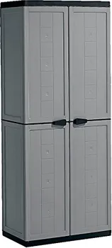 KETER ORMAR JOLLY 39X68X166CM SA 3 POLICE SIVI/CRNI KIS (1 / 3)