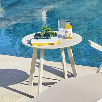 HESPERIDE BAŠTENSKI STO SAONA FI 50CM SVIJETLO SIVI (4 / 4)