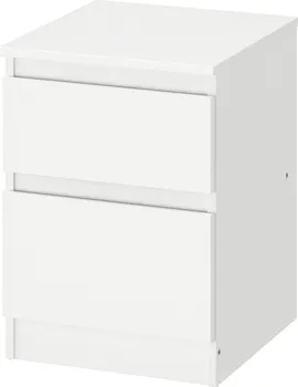 IKEA KULLEN NOĆNIK SA 2 FIOKE, BIJELA, 35X49CM (1 / 5)