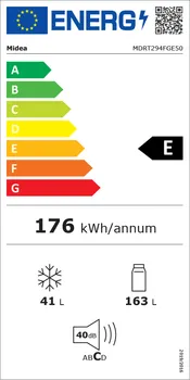 MIDEA MDRT294FGE50 [163L / 41L]