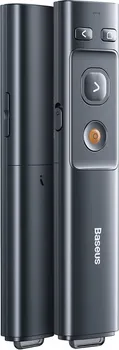 BASEUS ORANGE DOT MULTIFUNCTIONAL REMOTE CONTROL WIRELESS LASERSKI PRESENTER - POVEZIVANJE: BEŽIČNO RF2,4 GHZ - INTERFEJS: USB + TIP C (PLUG&PLAY) - PODRŽANI SISTEMI: WINDOWS, MACOS - BOJA: SIVA - LASERSKI POKAZIVAČ - KONTROLA GLASNOĆE - ISKLJUČIVANJE EKRANA - PREBACIVANJE TONA