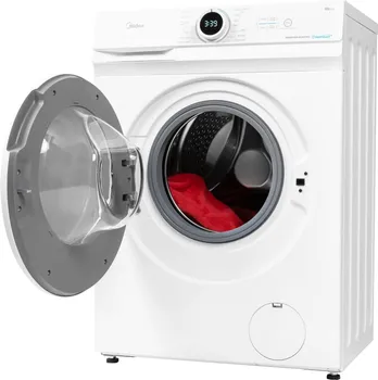 MIDEA MF100W80BA/W-HR │ KAPACITET: 8 KG │ MAKSIMALNA BRZINA CENTRIFUGE: 1400 OBRTAJA/MIN │ TIP MOTORA: BLDC MOTOR │ NIVO BUKE PRI CENTRIFUGIRANJU: 76 DB/B │ BROJ PROGRAMA: 15 │ DIMENZIJE: Š: 59,5 CM × D: 53,3 CM × V: 85 CM (2 / 7)