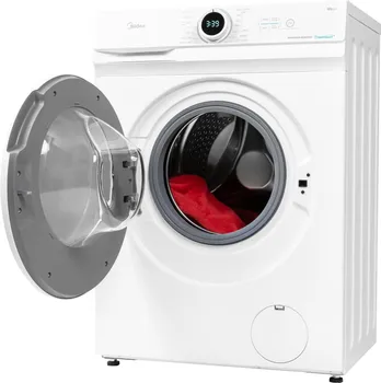 MIDEA MF100W90BA/W-HR │ KAPACITET: 9 KG │ MAKSIMALNA BRZINA CENTRIFUGE: 1400 OBRTAJA/MIN │ TIP MOTORA: BLDC MOTOR │ NIVO BUKE PRI CENTRIFUGIRANJU: 76 DB/B │ BROJ PROGRAMA: 15 │ DIMENZIJE: Š: 59,5 CM × D: 55,3 CM × V: 85 CM (2 / 7)