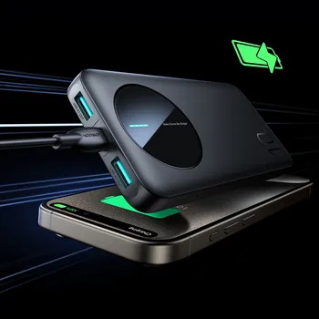 JOYROOM JR-PBF12 10000MAH POWERBANK 2.4A 2X USB-A 1X USB-C – BLACK (7 / 16)