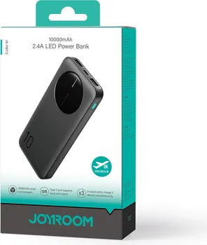 JOYROOM JR-PBF12 10000MAH POWERBANK 2.4A 2X USB-A 1X USB-C – BLACK (11 / 16)