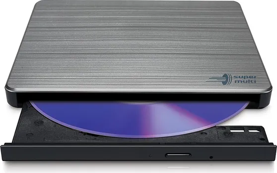 LG SLIM EXTERNAL PORTABLE DVD BURNER & DRIVE, M-DISC SUPPORT, 2 0,MAX 8X DVDR SPEED, SILVER (2 / 2)
