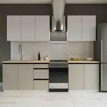 GRAND-CO-ME ALFA KUHINJA 2.0 M SET BIJELA/SIVA + RADNA PLOČA 800+400 (1 / 2)