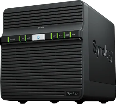 SYNOLOGY NAS DISKSTATION DS423 | 0/4 HDD 4-BAY (HOT SWAPPABLE) | CPU REALTEK RTD1619B | 2GB DDR4 (2 / 3)