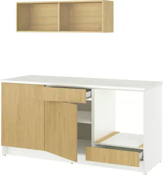 IKEA KNOXHULT KUHINJA, IM. HRASTOVINE, 180X61X220 CM (1 / 4)