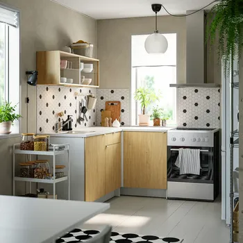 IKEA KNOXHULT UGAONA KUHINJA, IM. HRASTOVINE (2 / 4)