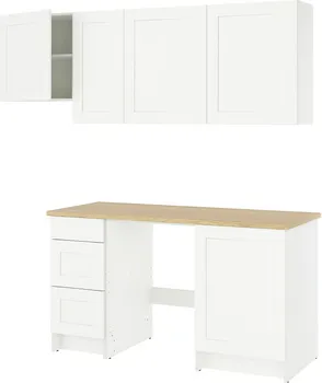 IKEA KNOXHULT KUHINJA, BIJELA OKVIR, 220X61X220 CM (1 / 4)