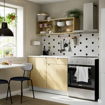 IKEA KNOXHULT KUHINJA, IM. HRASTOVINE, 120X61X220 CM (2 / 4)