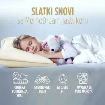 VITAPUR DJEČJI JASTUK MEMODREAM JUNIOR – 30 X 50 X 5 CM (3 / 8)