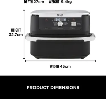 NINJA AF500EU FOODI FLEXDRAWER DUAL ZONE AIR FRYER [2470W / 10.4L] (3 / 22)