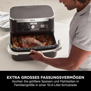 NINJA AF500EU FOODI FLEXDRAWER DUAL ZONE AIR FRYER [2470W / 10.4L] (7 / 22)