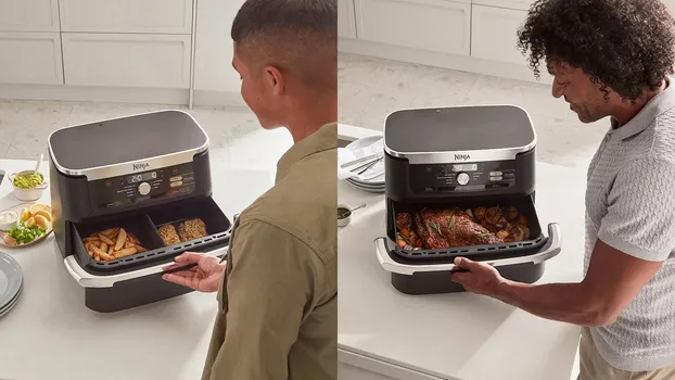 NINJA AF500EU FOODI FLEXDRAWER DUAL ZONE AIR FRYER [2470W / 10.4L] (18 / 22)