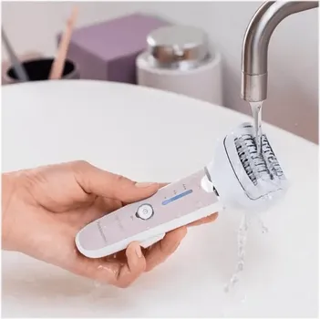 PANASONIC ES-EY80-P503 EPILATOR │ BOJA: ROZE │ BROJ BRZINA: 3 │ DIMENZIJE: 6,9 CM X 16,5 CM X 4,9 CM │ VRIJEME RADA: 30 MINUTA │ VRIJEME PUNJENJA: 1 H │ DVOSTRUKI DISKOVI SA 60 PINCETA │ FLEKSIBILNA GLAVA SA OBRTANJEM ZA 90° │ TEŽINA: 175 G