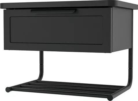 IKEA GRÅFJÄLLET ZIDNI NOĆNI STOČIĆ, BOJA ANTRACITA, 42X29X31 CM (1 / 1)