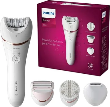PHILIPS BRE710/00 EPILATOR ZA UPOTREBU NA MOKROJ I SUVOJ KOŽI │ BROJ BRZINA: 2 │ WET & DRY │ BRZINA IZVLAČENJA DLAČICA: 70400 │ BROJ DISKOVA: 32 DISKA │ VRIJEME RADA: 40 MIN │ BROJ UKLJUČENIH KAPICA/GLAVA: 4 (2 / 18)