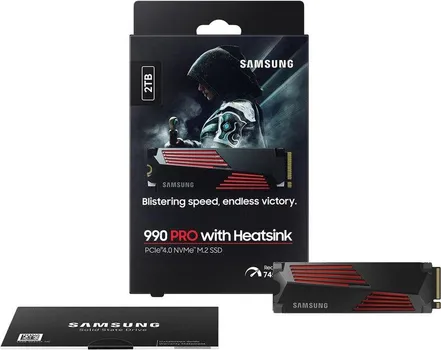SAMSUNG 990 PRO 2TB / SSD M.2 NVME WITH HEATSINK PCIE 4.0 (1 / 6)