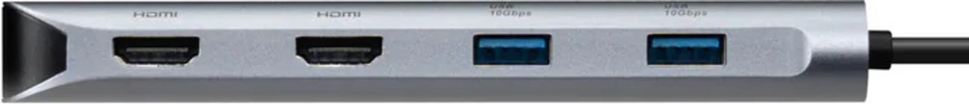 TARGUS KON00434 KARAKTERISTIKE - TIP: DOCKING STATION DOKING INTERFEJS: USB-C NAPOMENA: 140W POWER DELIVERY PRIKLJUČCI - HDMI: 2 USB 3 (4 / 5)