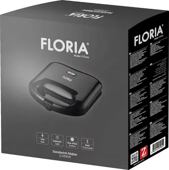ZILAN / FLORIA ELEKTRICNI APARAT ZA SENDVICE (CR ZLN0829 GRIL ZA SENDVIČE, 750W, CRNI (4 / 5)