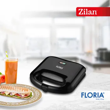 ZILAN / FLORIA ELEKTRICNI APARAT ZA SENDVICE (CR ZLN0829 GRIL ZA SENDVIČE, 750W, CRNI (5 / 5)